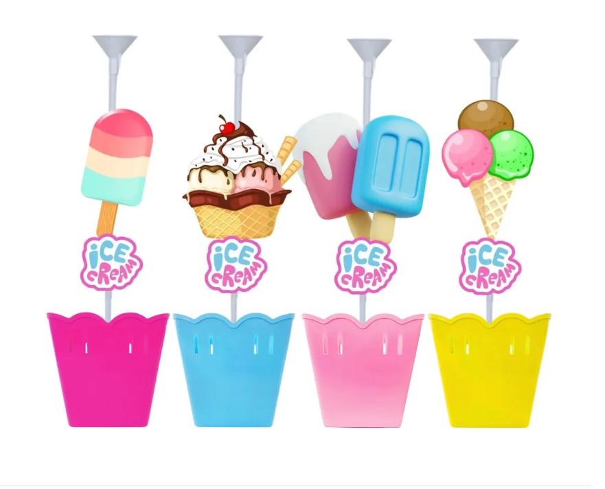 Kit 10 Centro de Mesa Doce confeitaria